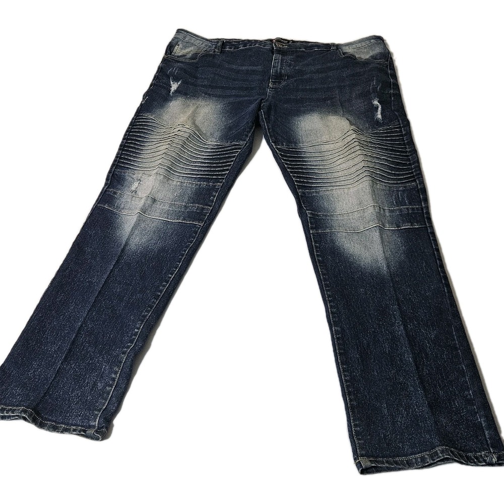 SouthPole Jeans Dark Wash Hip Hop Baggy Stretch 44 (Fits 46x32) Grundge‎ Skater